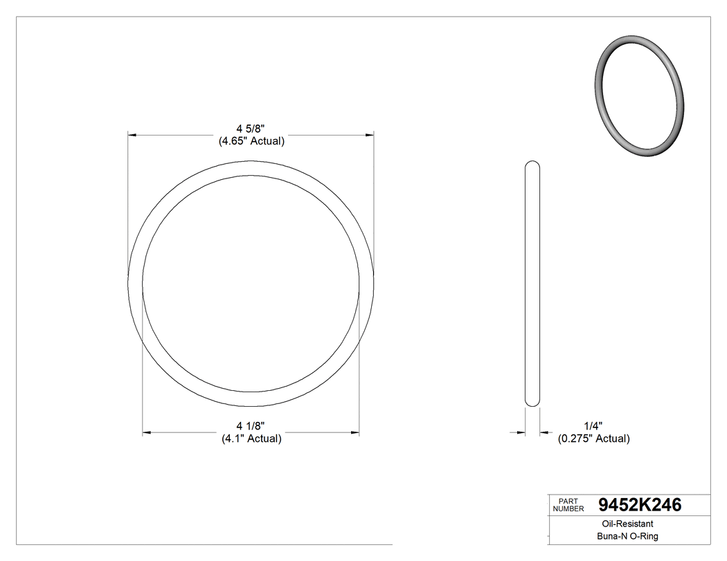 Technical drawing - 9452K246